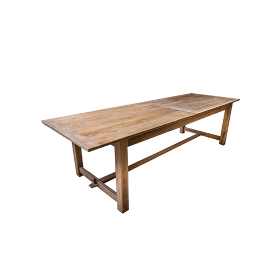 Farmhouse Dining Table Reclaimed Elm 2.4 Metres image 0